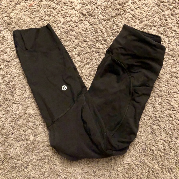 Lululemon On Pace Crop 21” Black - Picture 2 of 7